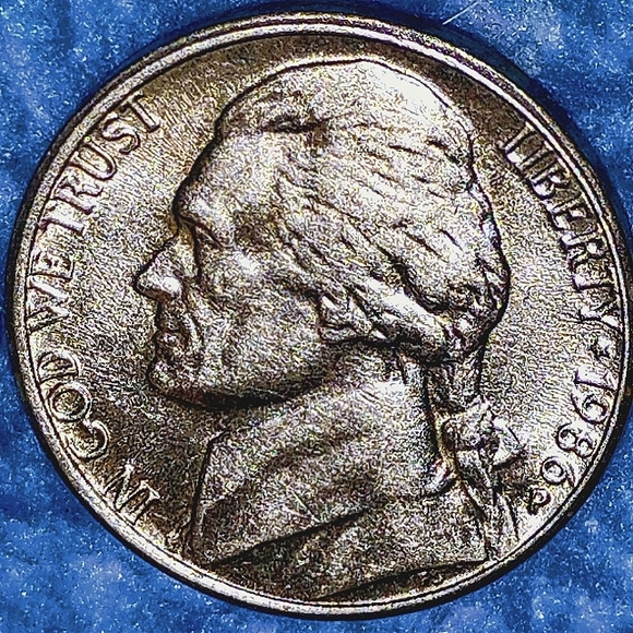 🔥1986 P Jefferson Nickel🔥-FS👌-DDO👌-DDR👌- BRILLIANT CONDITION❤️ - Picture 3 of 8